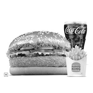 Original Whopper Veg(XL size Bun) Meal(Reg).