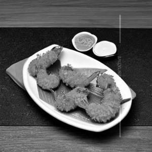 Golden Fried Prawns