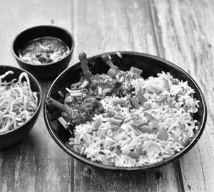 Schezwan Chicken Lollipop Rice Bowl