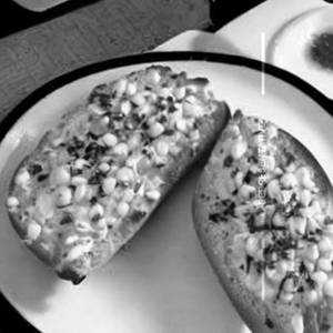 Corn Cheese Garlic Bread