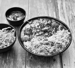 Chicken Manchurian Rice Bowl