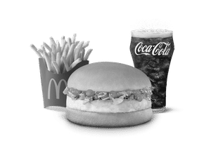 Korean Mc Egg Burger Combo (M).