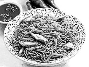 Chicken Ginger Capsicum Noodles