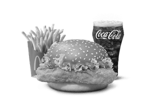 Korean Mc Spicy Chicken Burger Combo (M)