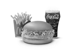 Korean Chicken Surprise Burger Combo (M)