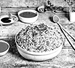 Chicken schezwan fried rice