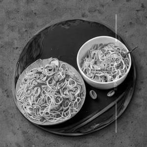 Egg Singaporean Noodles