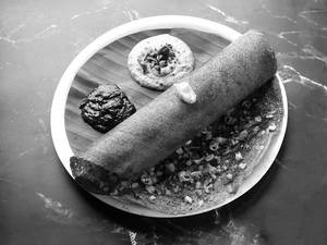 Palak Ghee Dosa