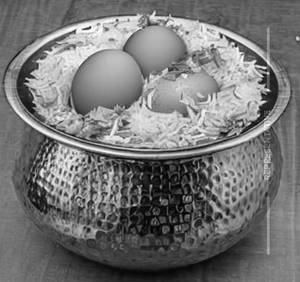 Egg biryani