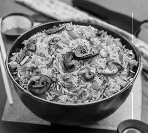 Mushroom fried rice