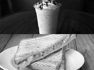 Oreo Milk Shake And Veg Classic Sandwich