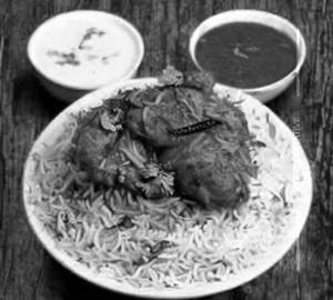 Chicken nababi biryani