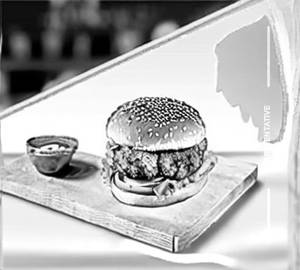Schezwan Chicken Burger