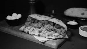 Shawarma Chicken Sourdough Sandwich