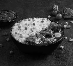 Oyster chicken & Burnt garlic Rice
