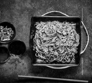 Mushroom noodles