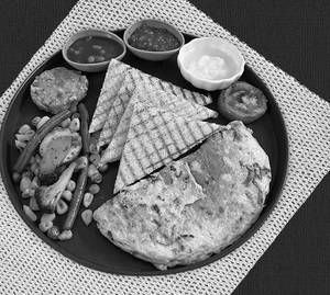 Spinach Omelette Platter