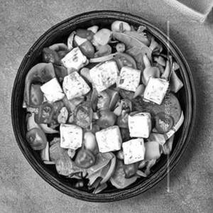 Paneer saute salad