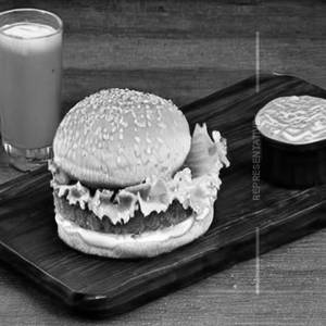 Fried Chicken Cheese Burger