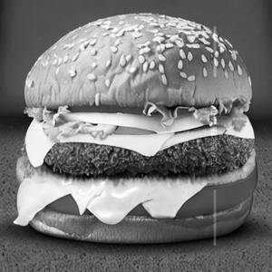Fried Chicken Cheese Burger              