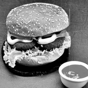 Spicy paneer burger