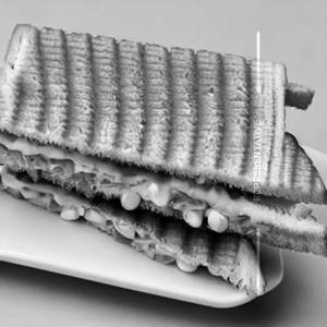 Cheese corn sandwich