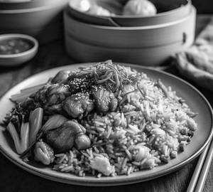 Chicken Singapurian Fried Rice