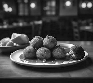 Veg Balls In Hot Garlic Sauce