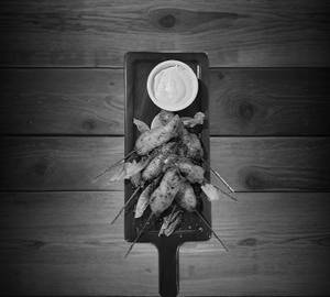 Batter Fried Chicken Strips With Mustard