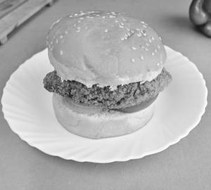 Veg Patty Burger with Tandori Mayo Dip