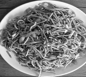 Chicken manchurian noodles
