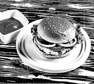 Maxican Chicken Cheese Burger