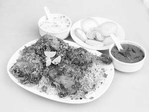 Chicken Dum Biryani (3Pc)