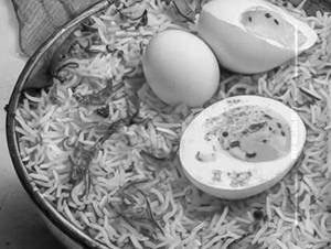 Egg biryani