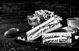 Cheese Chutney Triple Layer Sandwich