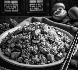 Chicken And Mushroom Fried Rice