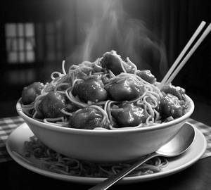 Chicken Manchurian Noodles