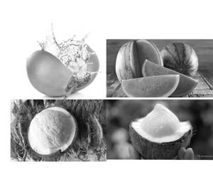 Tender Coconut Watermelon Within Coconut Flower (750M!)