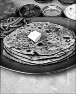 Matar Paratha
