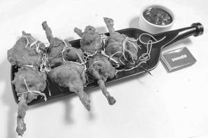 Chicken Lollipop In Schezwan Sauce