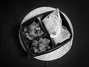 Roti with Aloo Tamatar Bhaji