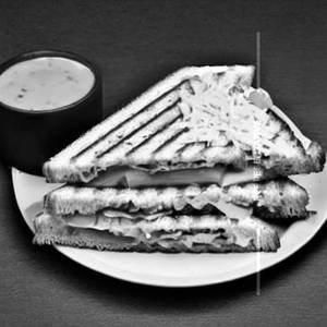 Cheese Veg Sandwich [grilled]