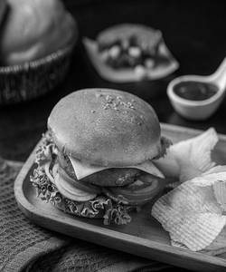 Desi Corn Cheese Burger