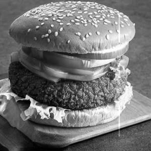 Plain burger