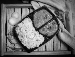 Veg Pulao With Dal Tadka