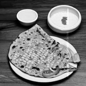 Cheese Corn Palak Paratha