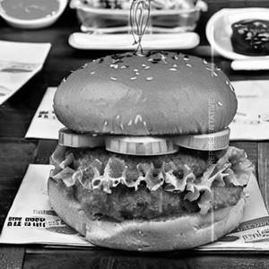 Smoky tandoori burger