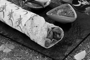 Masala Soya Chaap Rumali Roll
