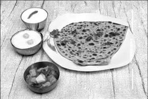 Cheese Corn Capcicum Paratha