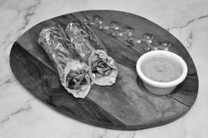 Mushroom Kathi Roll